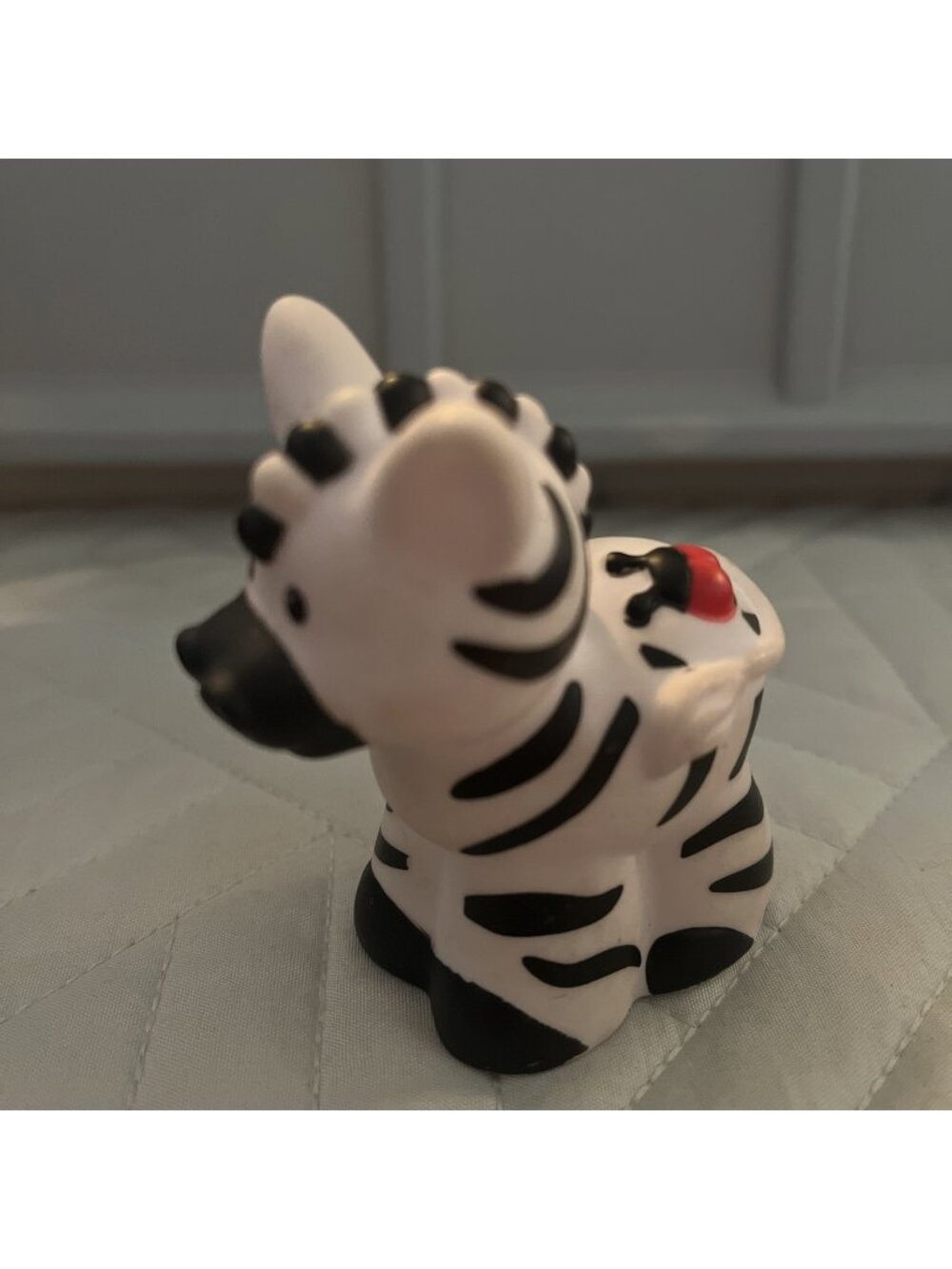 Fisher Price Chunky Little People Zebra Ladybug On Back Figure 2007 zoo ark